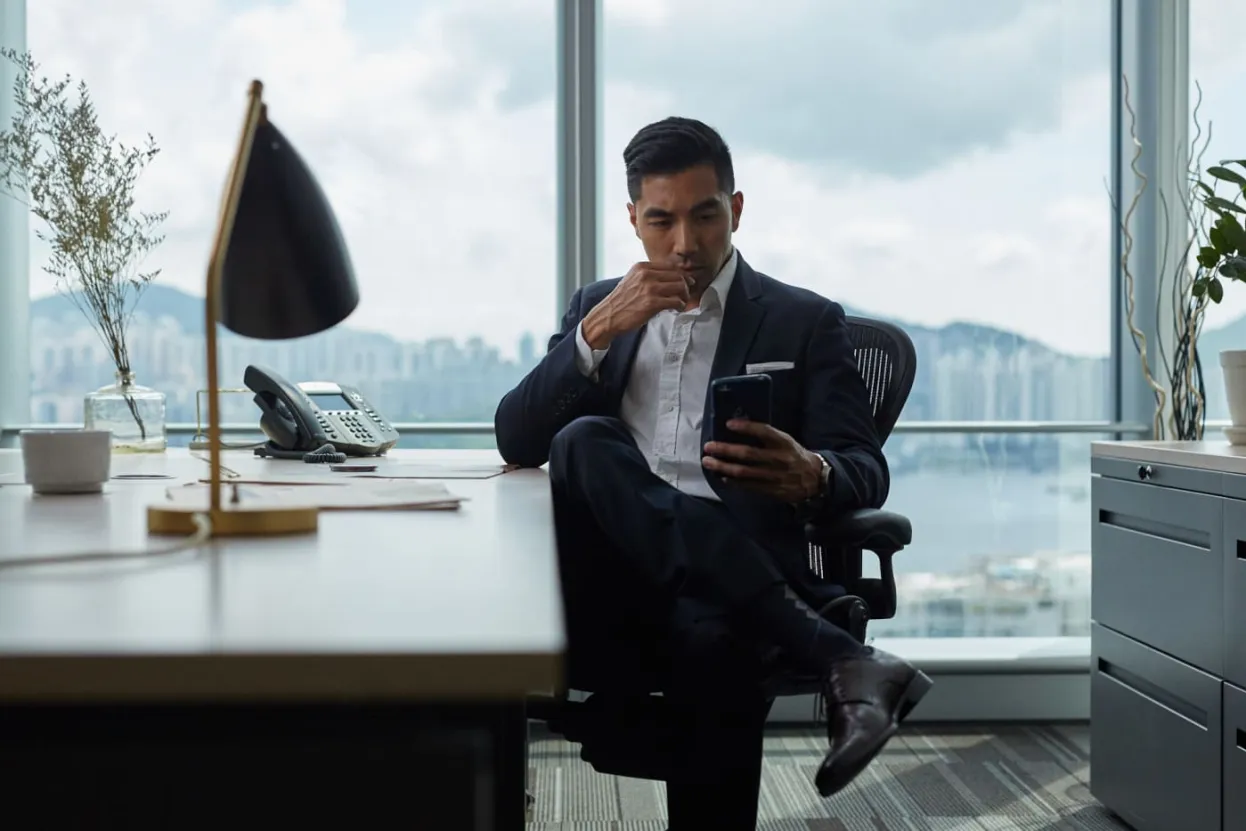 Cargo ship and airplane at port